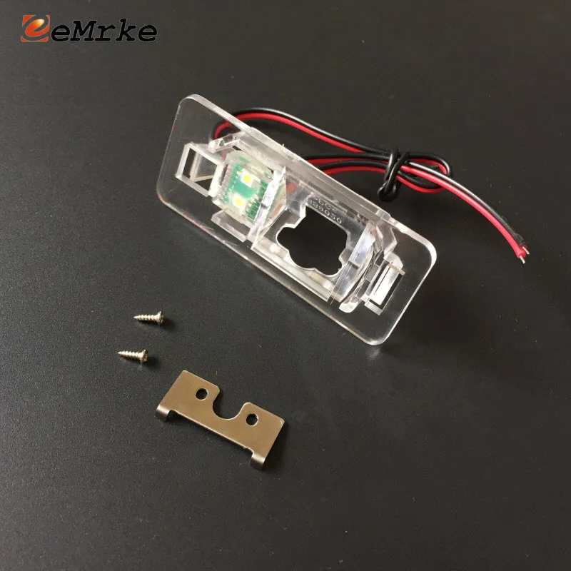 EEMRKE Автомобильная камера кронштейн номерной знак свет корпус для BMW 3 E46 E90 E91 E92 5 E39