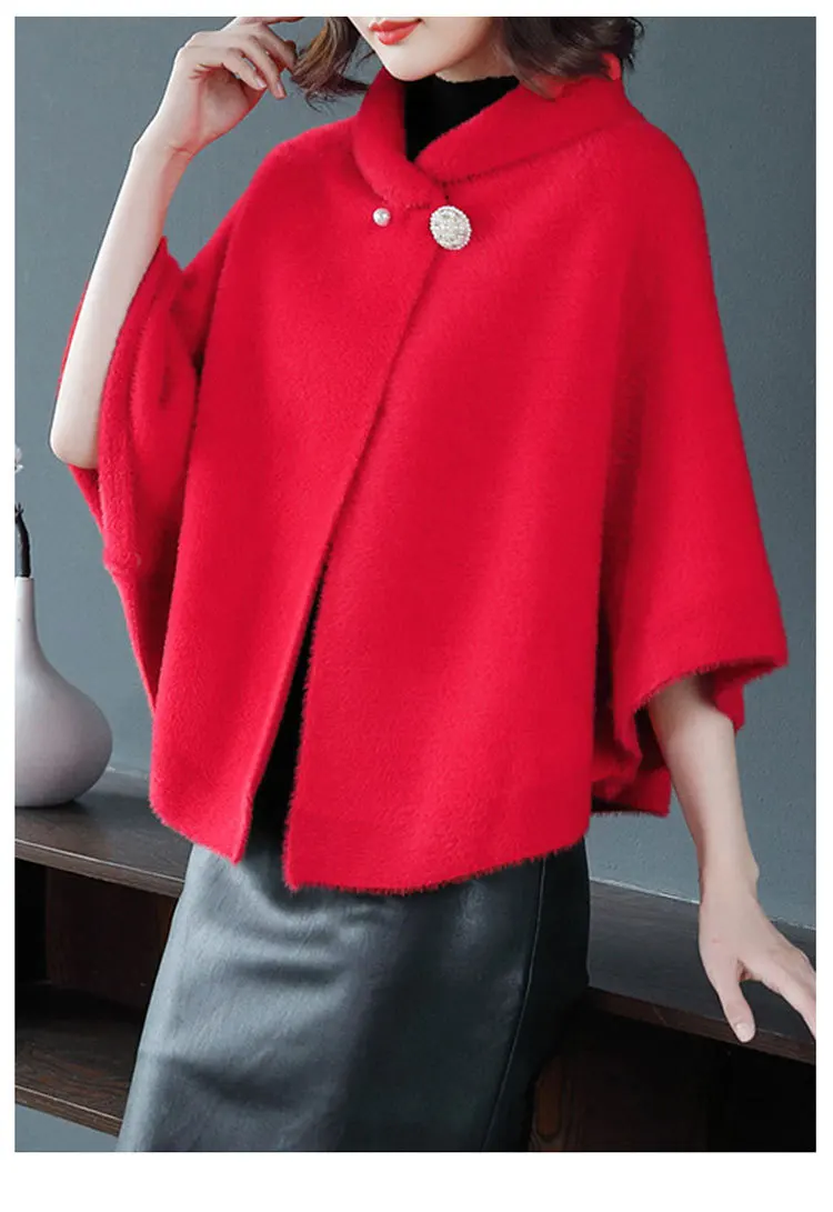 Вязаный женский кардиган,, весна-осень, длинный рукав, плащ, свитер, куртка для женщин, рукав 3/4, Pull Femme, бежевый, красный, 1222-145