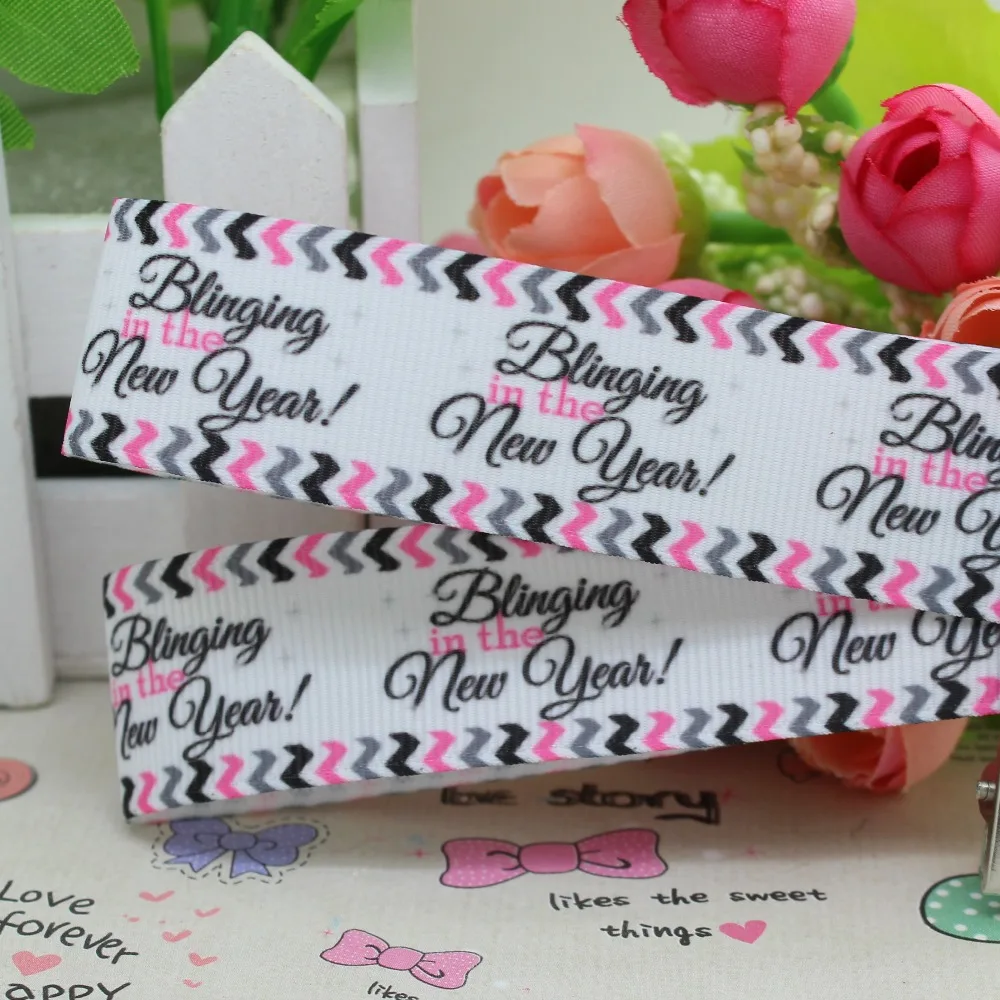 Бант из ленты с принтом медсестры и рака 7/8 дюйма бесплатная доставка украшение