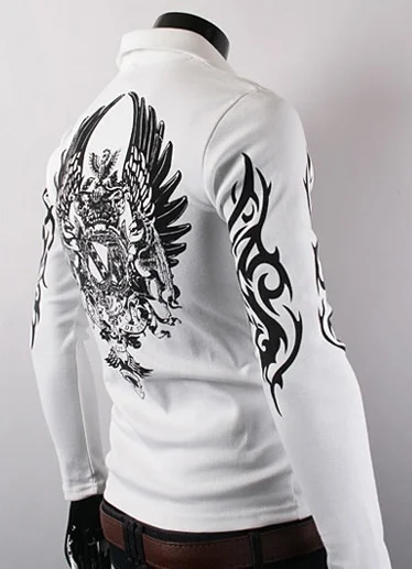 Zogaa Hot sale Casual Print Solid Anti-shrink long sleeve shirt White new men's fashion Slim lapels long sleeved shirt Cotton