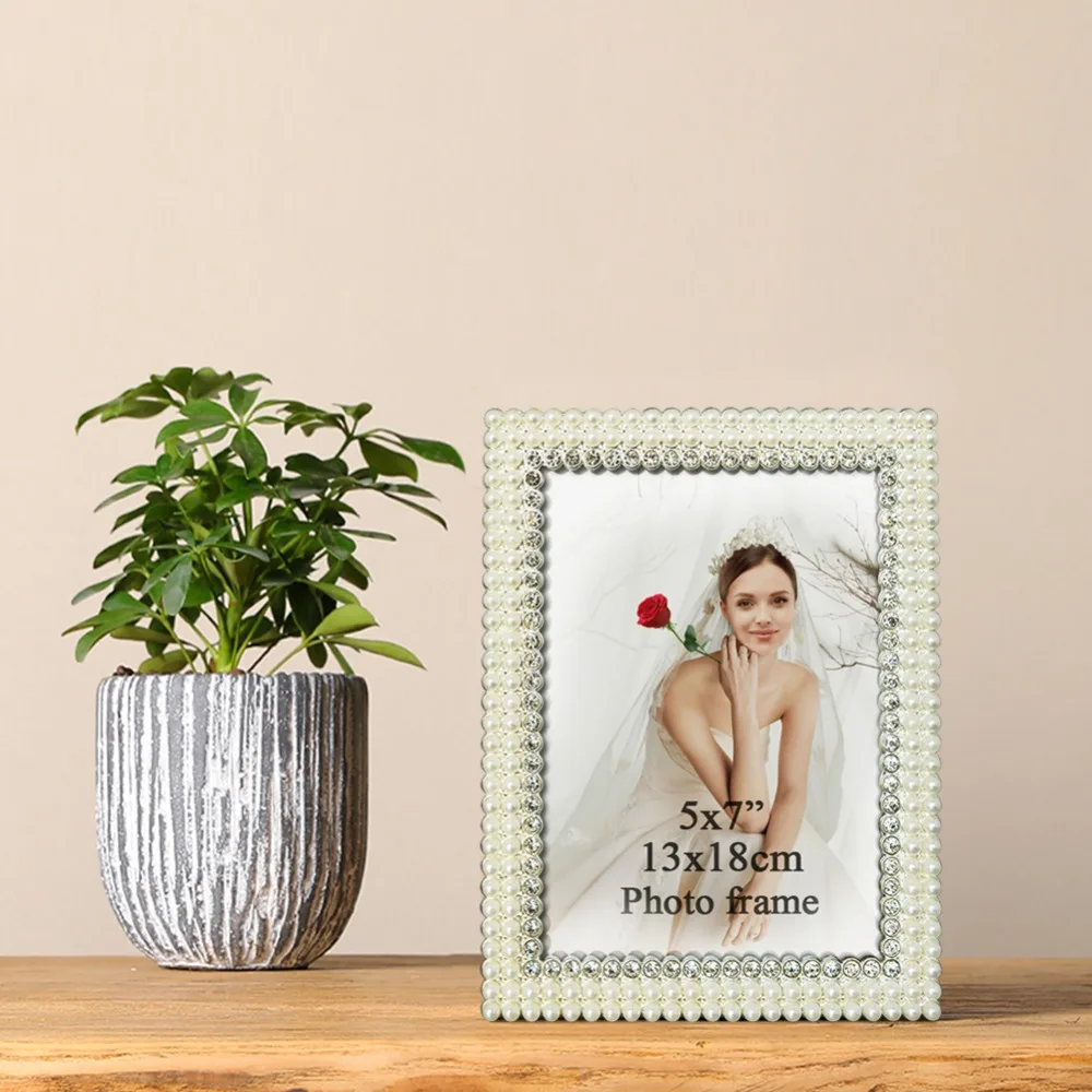 Giftgarden 5x7 классические Фоторамки из серебряного сплава винтажная рама для картины
