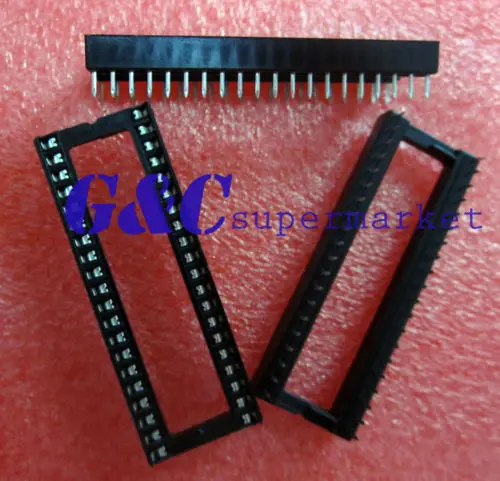 50 шт 40-контактный 40PIN DIL DIP IC Гнездо печатного монтажа cnector новый хорошее качество |