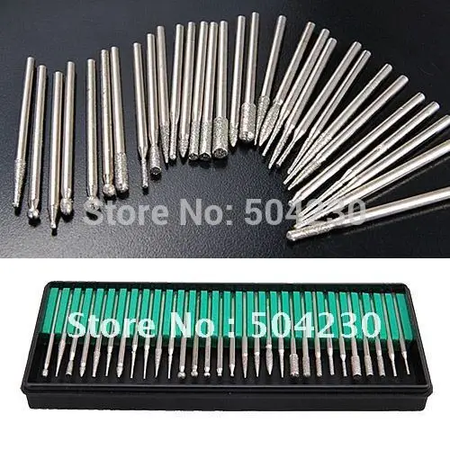 30 шт./компл. сменные сверла для ногтей электрическая дрель маникюрный набор