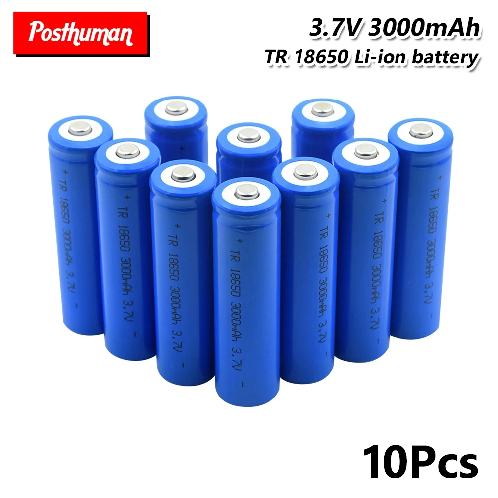 3,7 V 3000mAh 18650 батарея питания литий-ионная аккумуляторная батарея 3000mAh 3,7 V аккумуляторная батарея