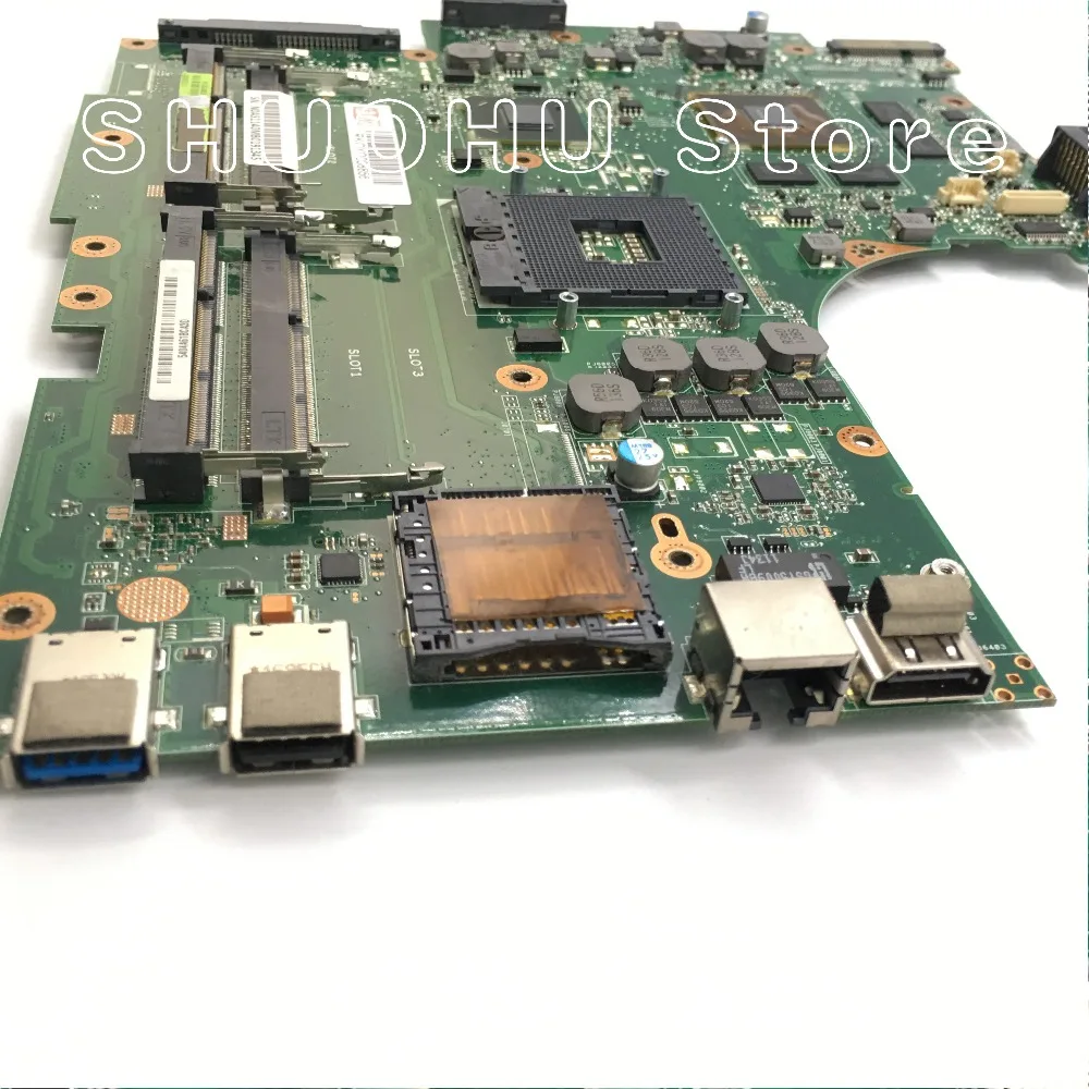 Kefu для ASUS GT540/2 ГБ 4* слотов для карт N53SV N53S N53SN N53SM материнская плата для ноутбука протестированная работа оригинальная материнская плата