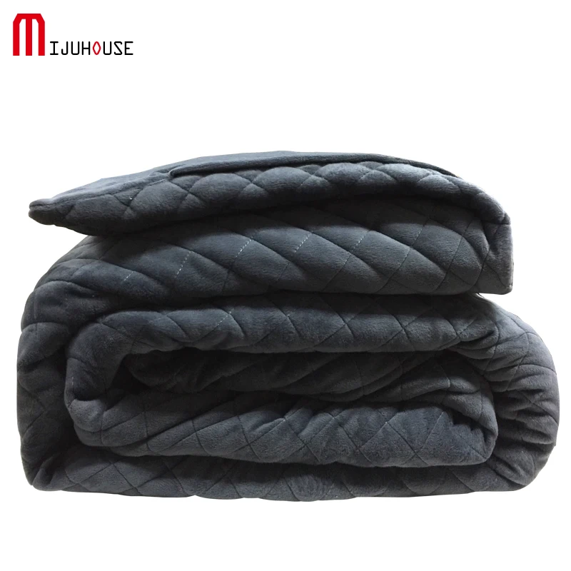American Weighted Blanket Velvet Quilting Sleep Aiding Child Autism Assisted Size 40*60/48*72/60*80in | Дом и сад