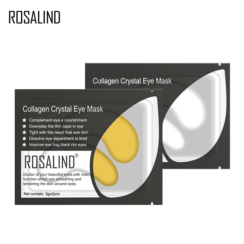 ROSALIND Золотая коллагеновая маска для глаз 5/10 пар гелевых пластырей против морщин