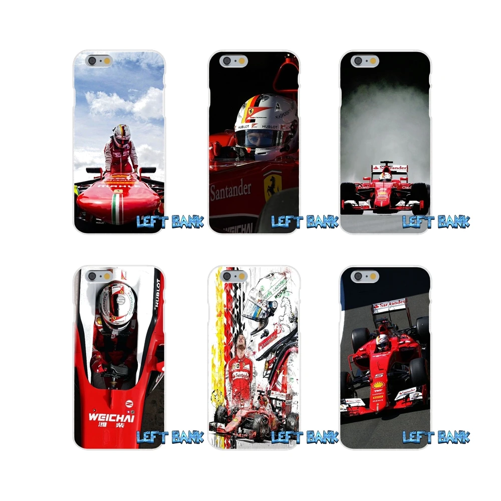 Для Samsung Galaxy A3 A5 A7 J1 J2 J3 J5 J7 2015 2016 2017 Sebastian Vettel Scuderia Ferrari Мягкий силиконовый чехол|case
