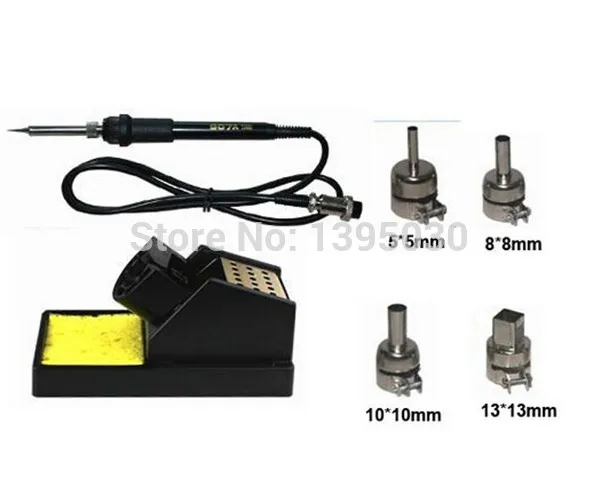 Многофункциональная паяльная станция SMD/SMT с термофеном источник питания