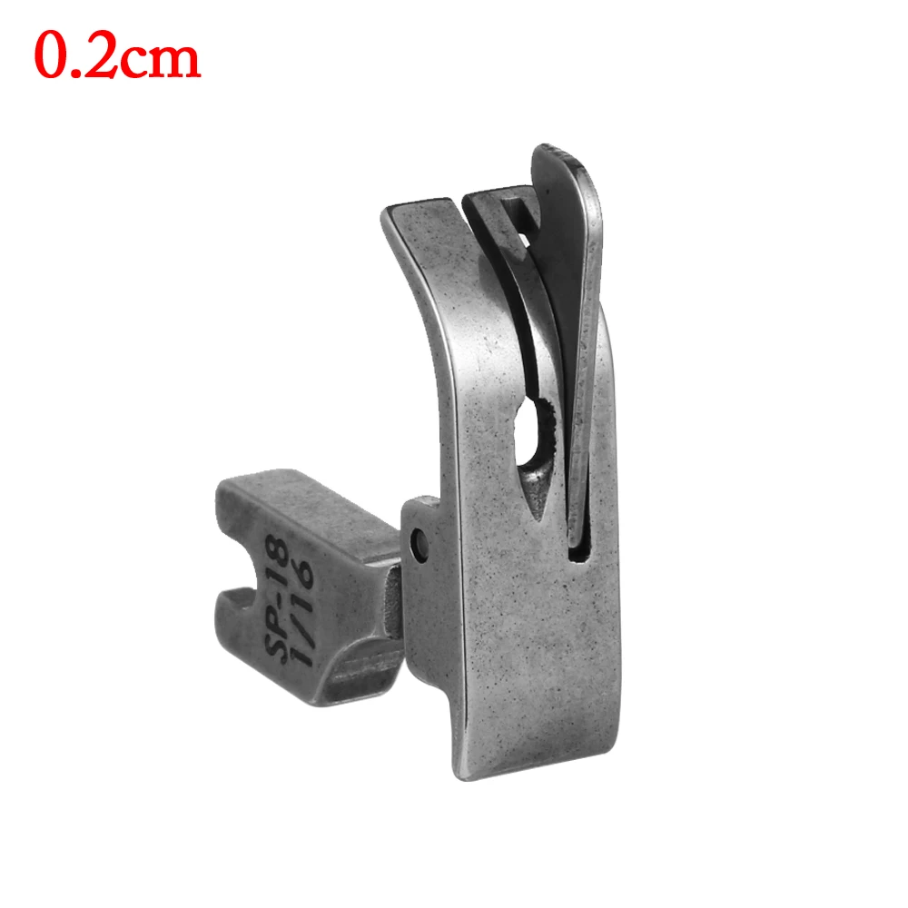 0.2cm 1 шт. металлическая прижимная лапка SP-18 промышленные для швейной машины плоская автомобиль движется с одноразовым с мультиигловой системой 1/4 1/8 3/8 1/16 3/16 5/16 1/32 - Цвет: 0.2cm