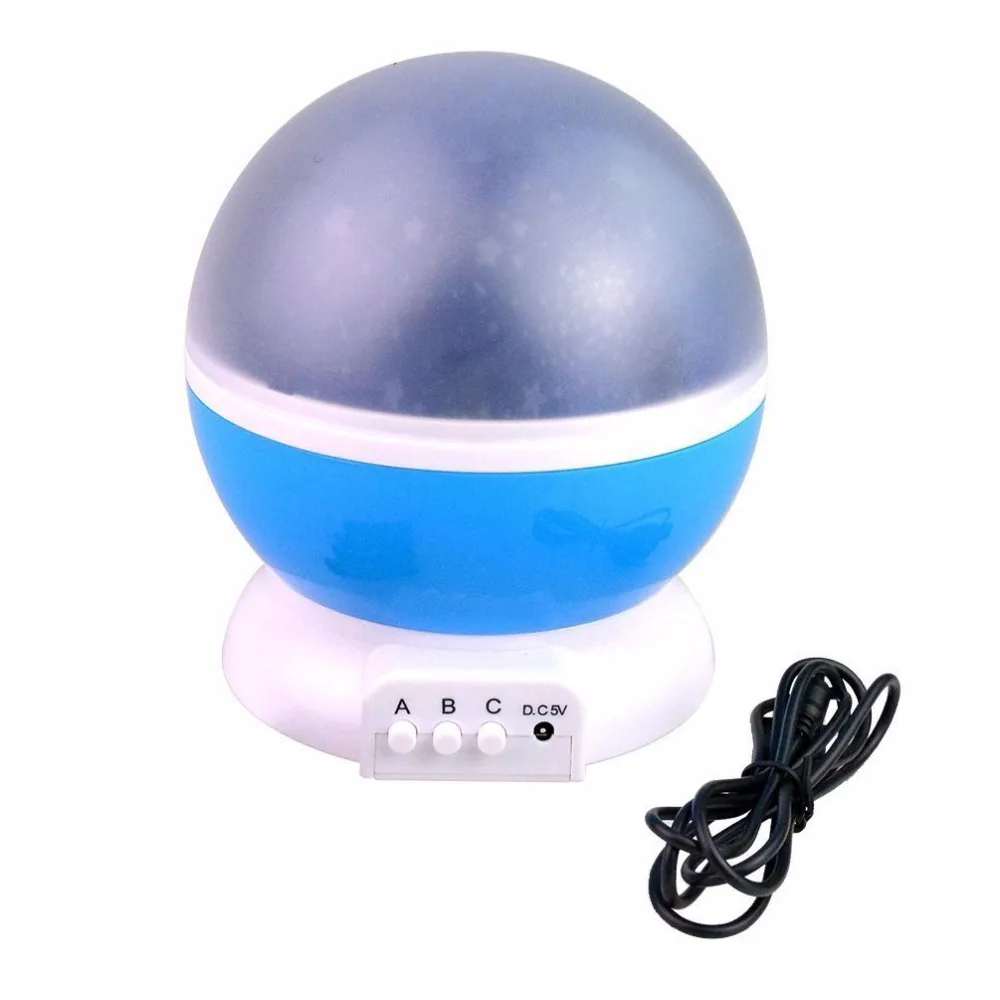 LED Night Lighting Lamp Light Up Your Bedroom With This Moon Star Sky Romantic Nightlight Projector Best Gift For Kid Teen | Освещение