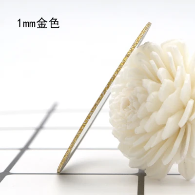 1mm Gold Смешанные 17 цветов, 1 шт, 1 мм, 2 мм, 3 мм, блестящая Смешанная цветная лента в рулонах, линия для украшения ногтей, стикер для самостоятельного дизайна ногтей, полосовая лента - Цвет: 1mm Gold
