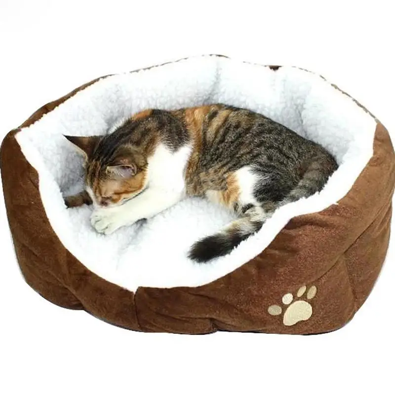 Симпатичные мягкие собака кошка кровать мини-дом для конфет Цветной Товары собак