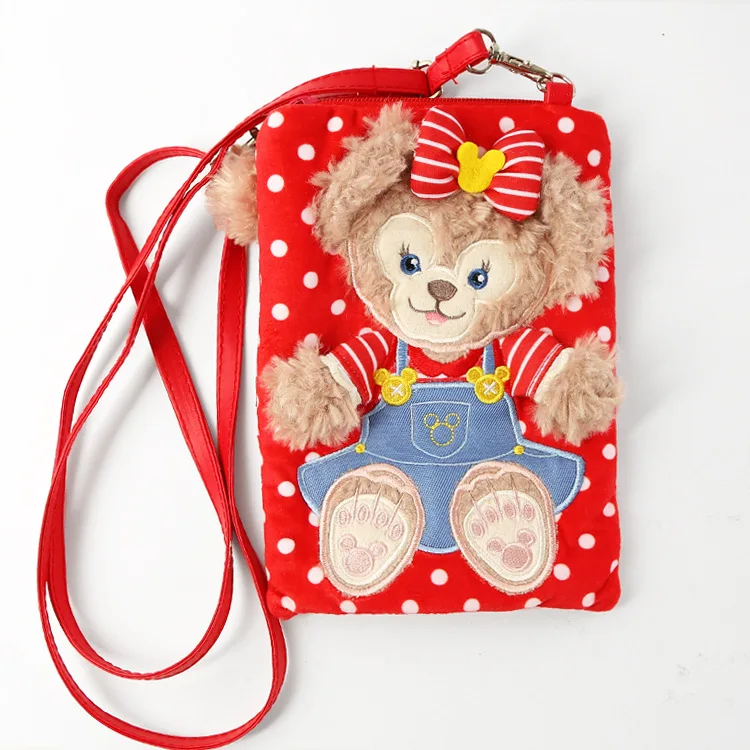 A Duffy семья Ширли кролик живописец Кот Различные мультфильм плюшевые рюкзаки 20*14 см wj01 - Цвет: A