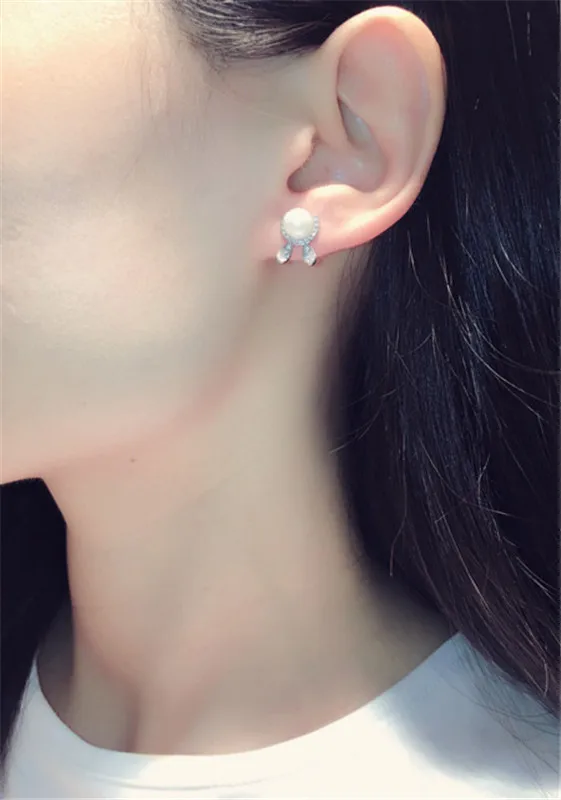 Charnwim новые корейские серьги-гвоздики для женщин серьги Модные ювелирные изделия
