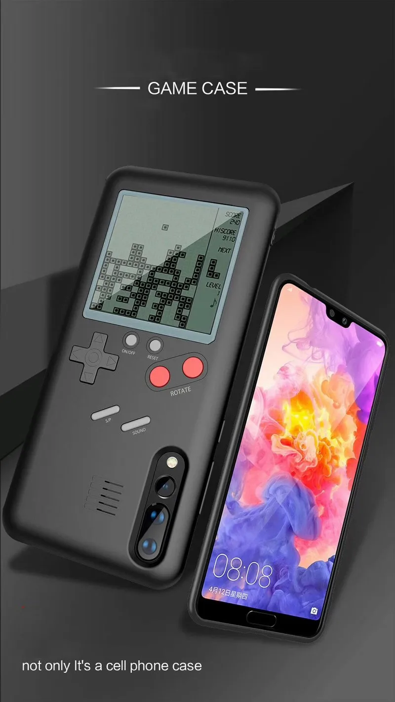 Soinmy P20 Чехлы для игр GameBoy для huawei P20 Tetris, мягкие чехлы из ТПУ для huawei P20pro Mate9 Mate10 gameboy, чехлы