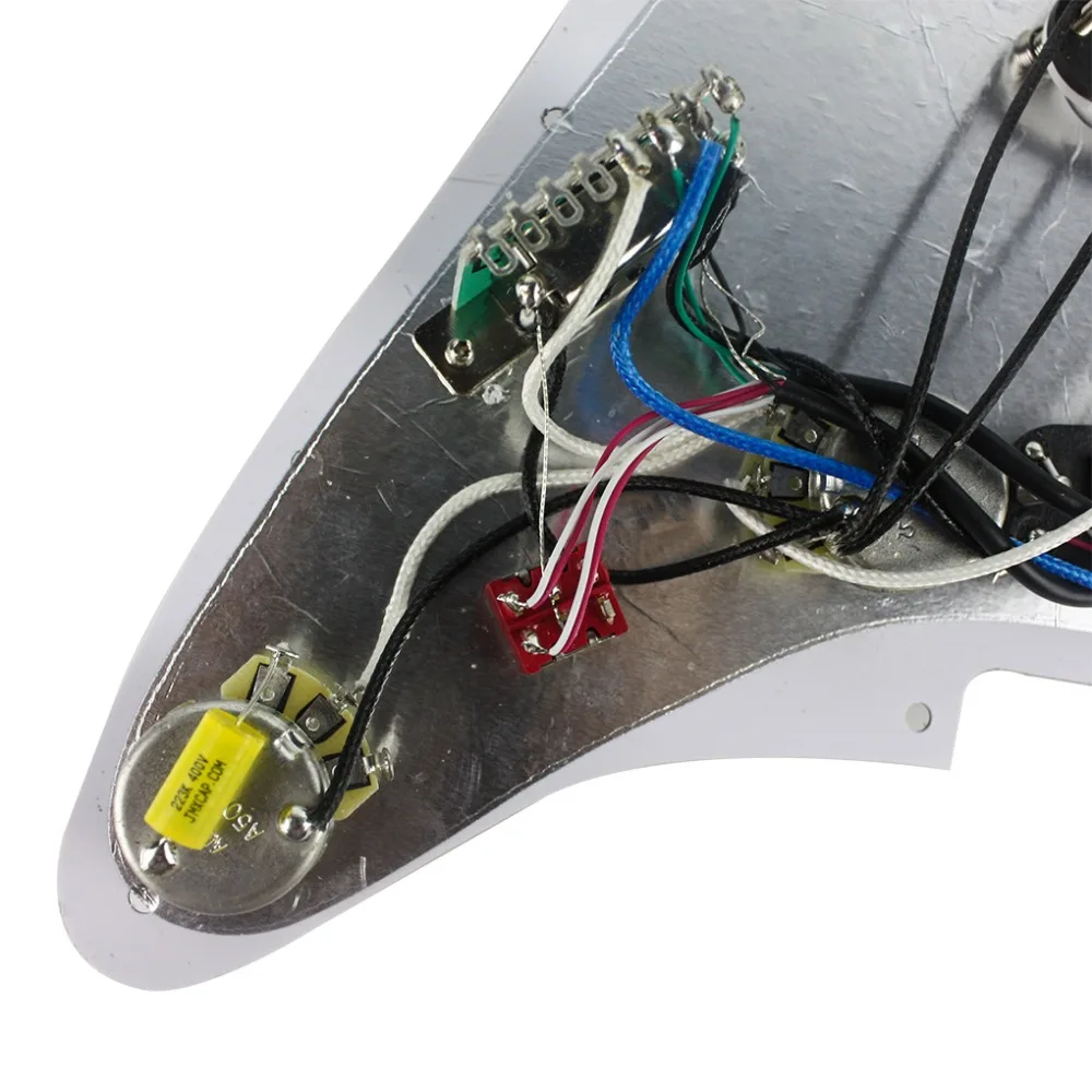 OriPure 11 Отверстие накладка на гитару sss Prewired гитарная сборка Alnico 5 двойной