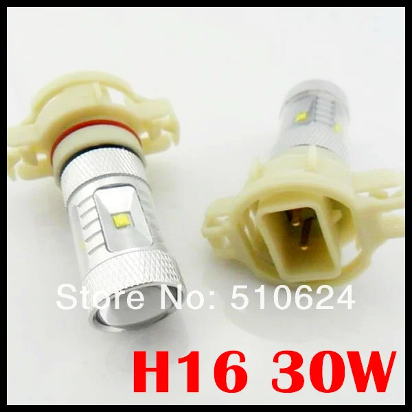 Автомобильные светодиодные H16 30 Вт белые лампы высокой мощности h11 h7 Cree чип