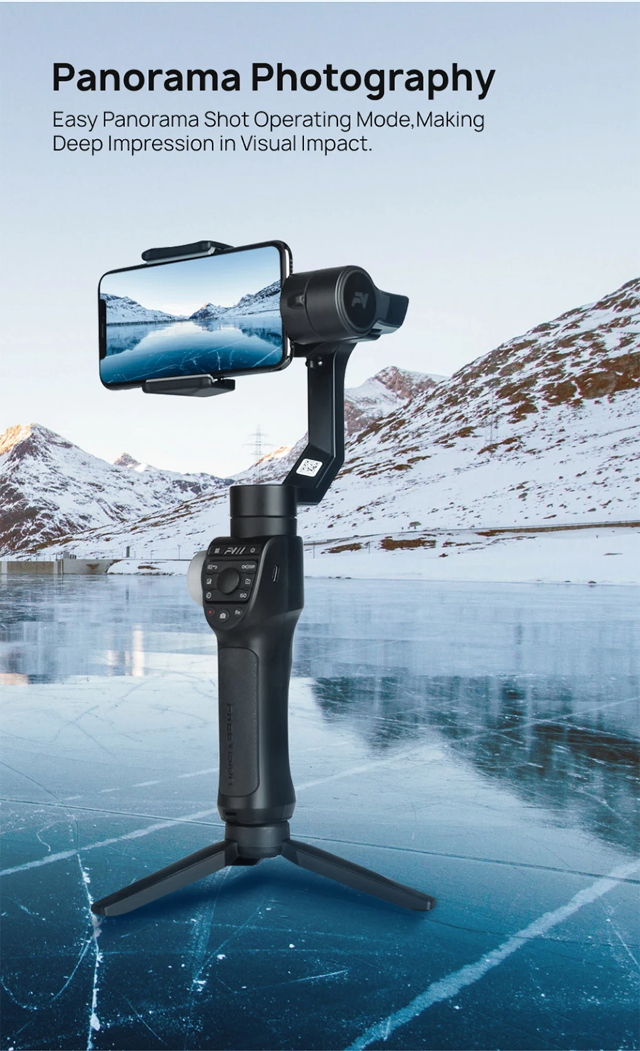 Freevision VILTA-M Pro 3-осевой шарнирный стабилизатор для смартфона стабилизатор для iPhone samsung w/устройство непрерывного изменения фокусировки камеры& Zoom колеса Уход за кожей лица/слежение за объектом