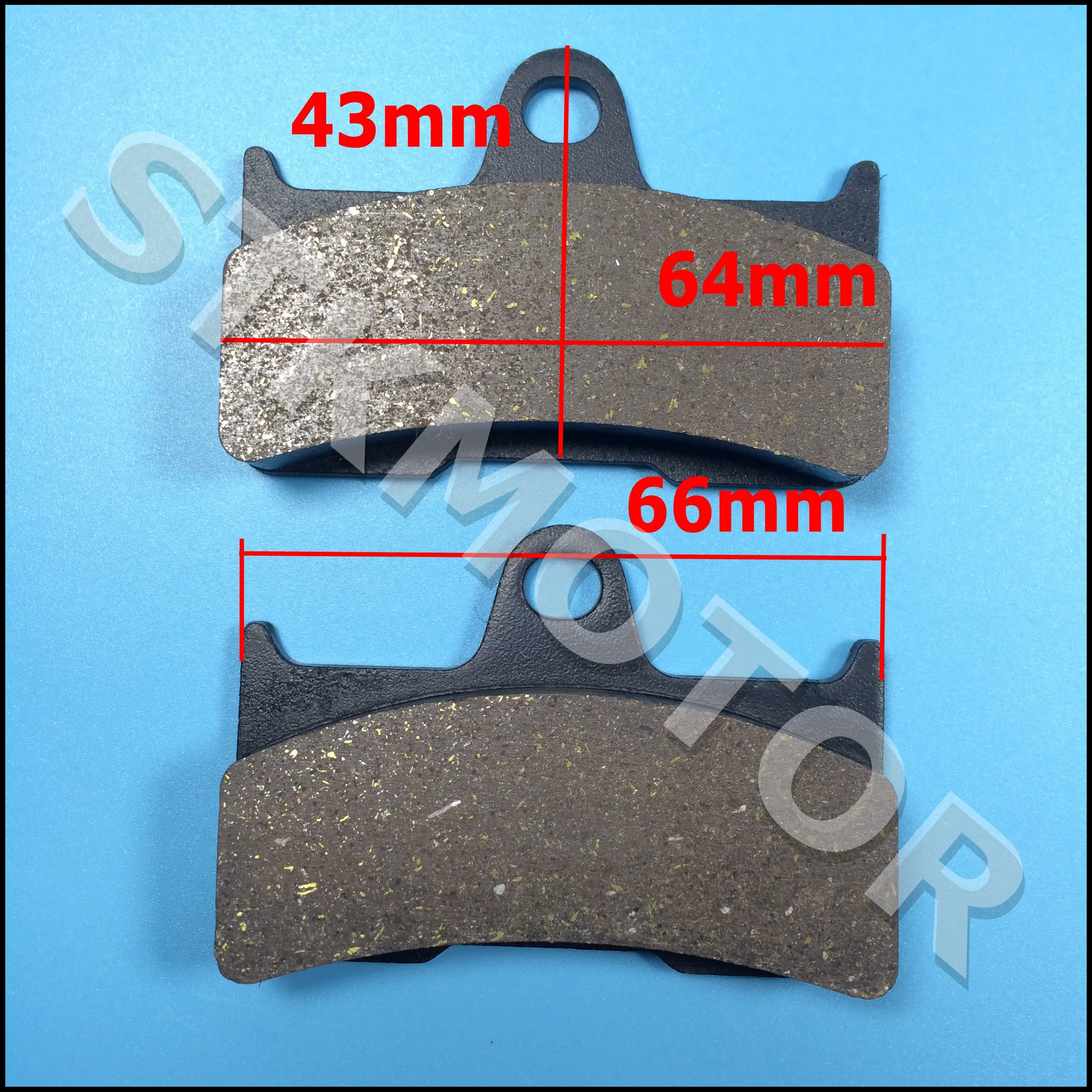 Задние тормозные колодки для YAMAHA Гризли 660 YFM660F 2002 2003 2004 2005 2006 2007 2008 - купить по