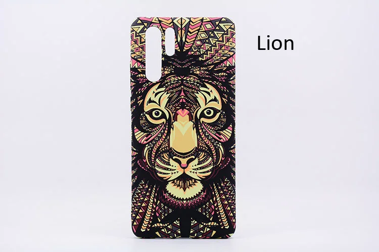 Lion Светящийся в темноте ночной светящийся чехол для huawei P30 Pro Tiger Elephant Lion Wolf защитный чехол - Цвет: Lion