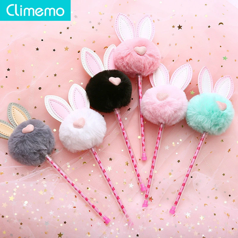 Climemo 1 шт. милые уши кролика гелевая ручка Kawaii ручки для школы очаровательные