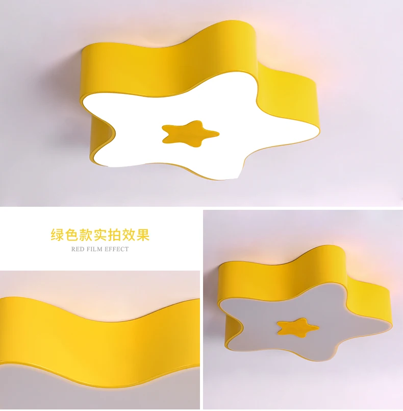 Светодиодный потолочный светильник в виде звезд для детского сада|children ceiling|children