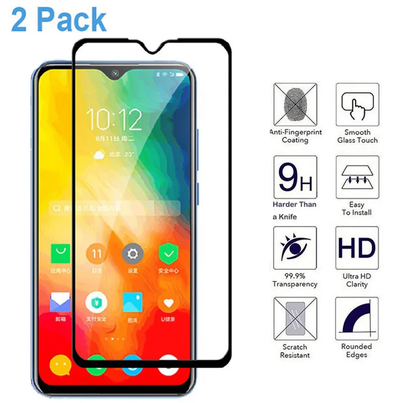 2 шт/лот 3D полный Клей закаленное стекло для lenovo K6 Enjoy защита экрана стеклянная