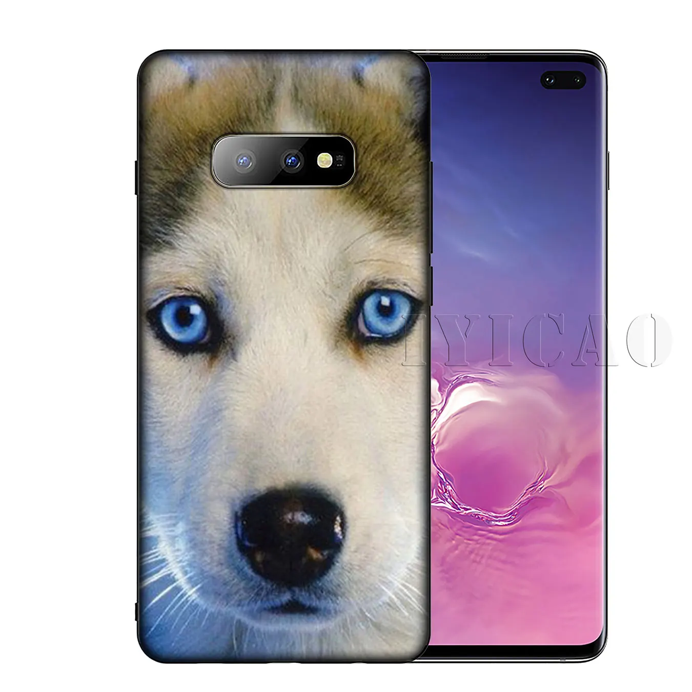 IYICAO Husky Dog милый мягкий силиконовый чехол для телефона Samsung Galaxy S20 Ultra S10 Lite S9 S8 Plus S6 S7