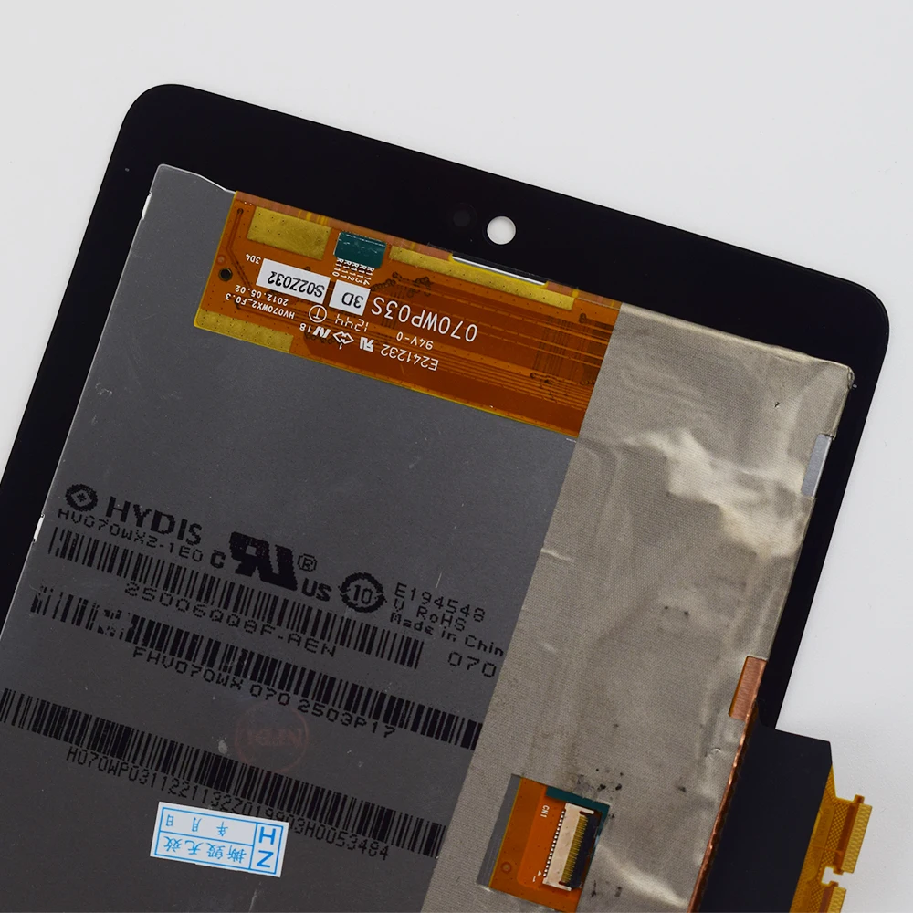 Черный для ASUS Google Nexus 7 1st Gen 2012 ME370T ME370 сенсорный экран дигитайзер Сенсорное стекло