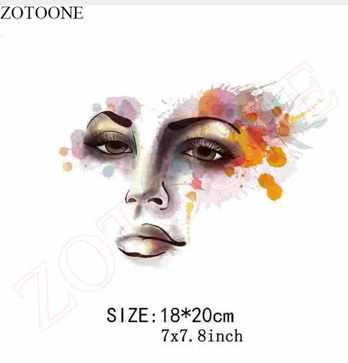 ZOTOONE/красивая модная одежда для девочек с утюгом на уровне А, нашивки с теплопередачей, пирография для самостоятельного изготовления футболок, одежда с декоративным принтом