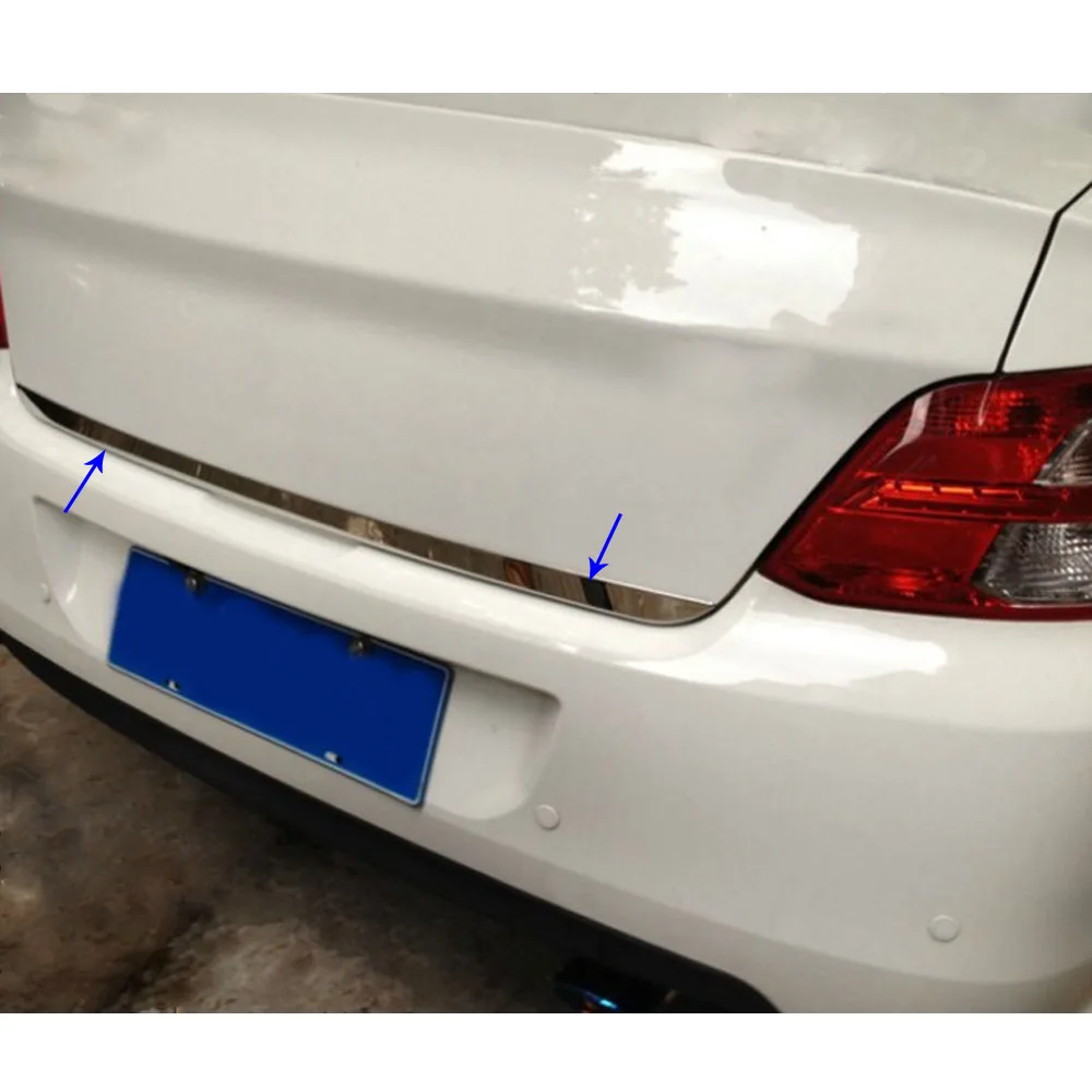 Для Peugeot 301 2014 2015 2016 2017 автомобильные палочки корпус крышка из нержавеющей стали