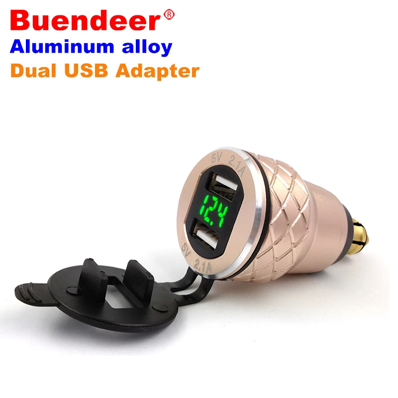 Buendeer для Triumph Explorer XCA XRX 2017 Hella DIN Слот 2 USB мотоциклетная зажигалка Адаптер питания