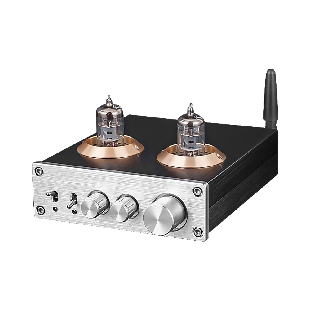 

PJ.MIAOLAI CSRA64215 Bluetooth 4.2 HIFI 6J1 Preamp Vacuum Tube Amplifier Stereo Preamplifier With Treble Bass Tone Control
