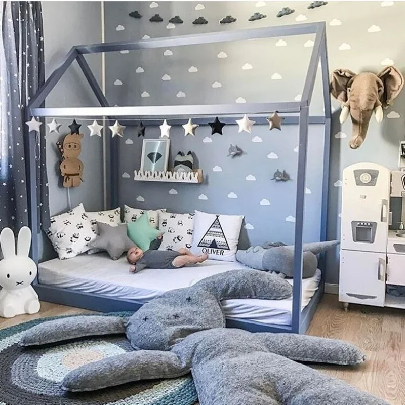 Детская Хлопковая игрушка Зверюшка большого размера плюшевая подушка Кролик