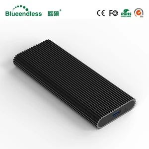 Черный алюминиевый корпус Blueendless M.2 для жесткого диска, Type-C, Usb 3,1