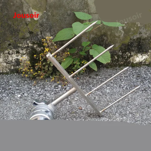 Film and television stainless steel four fork foam plate video hooks rice pineapple needle CD50 T06 | Электроника