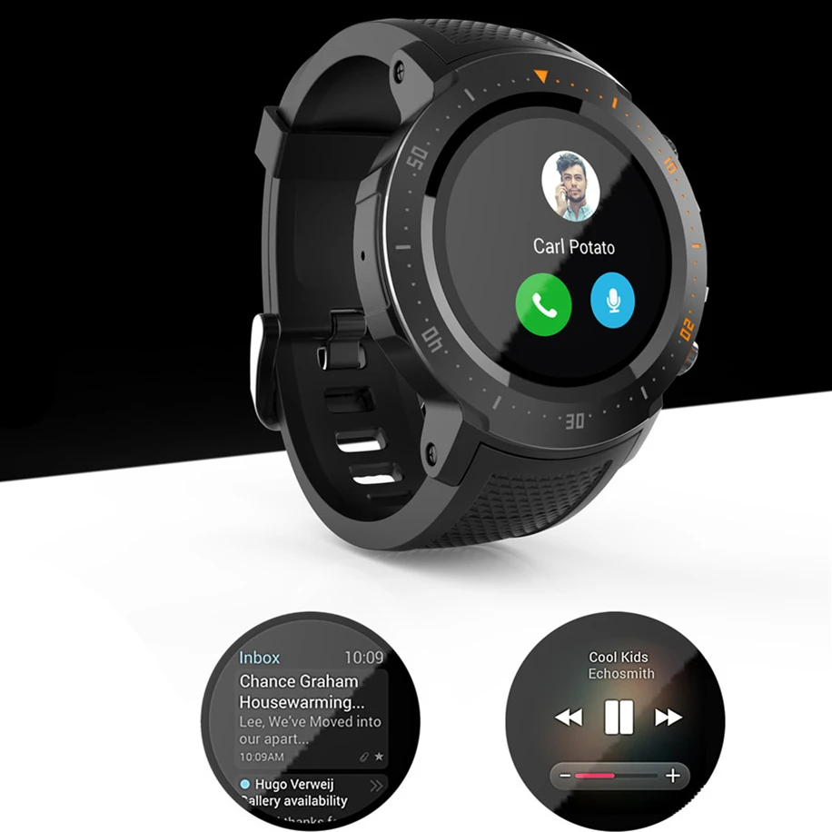 2019 водонепроницаемый смарт часы A4 PK LEM7 lEM8 Android 7 1 LTE 4G Bluetooth Smartwatch сердечного ритма