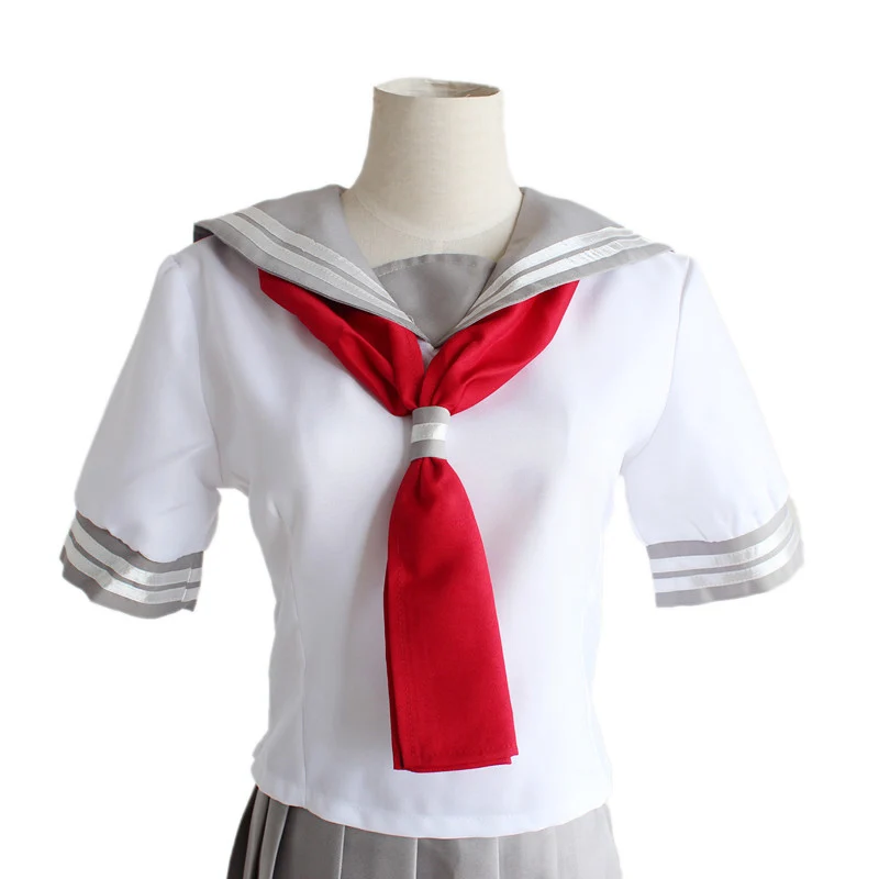 Takami Chika Kurosawa Dia костюм для косплея LoveLive sunshine akours школьная форма серый моряка |