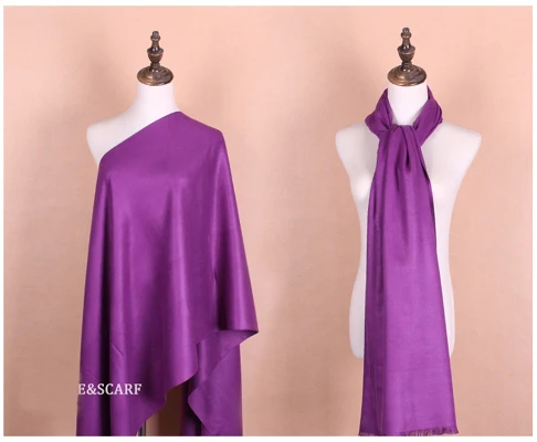 purple 20 ярких цветов, брендовые новые Бордовые женские модные кашемировые шарфы пашимина, толстые мягкие шарфы, теплая шаль 200x60 см 1211 - Цвет: purple