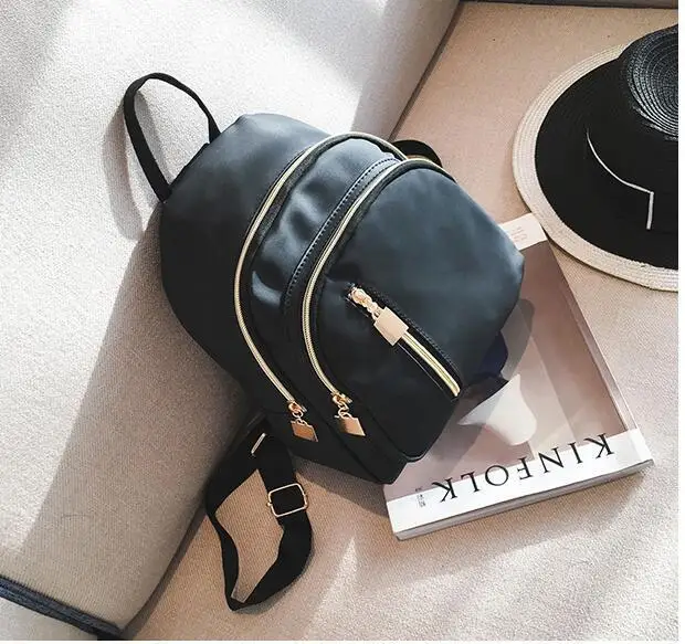 Hacmpoehue Oxford Black Backpack Female School For Teenage Girls Daypack Feminine Mochila Waterproof Women | Багаж и сумки