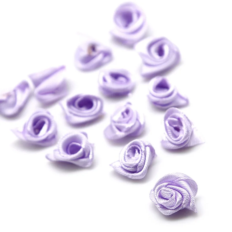 Высококачественная атласная лента для рукоделия 200 шт./лот разноцветные 1 5 см