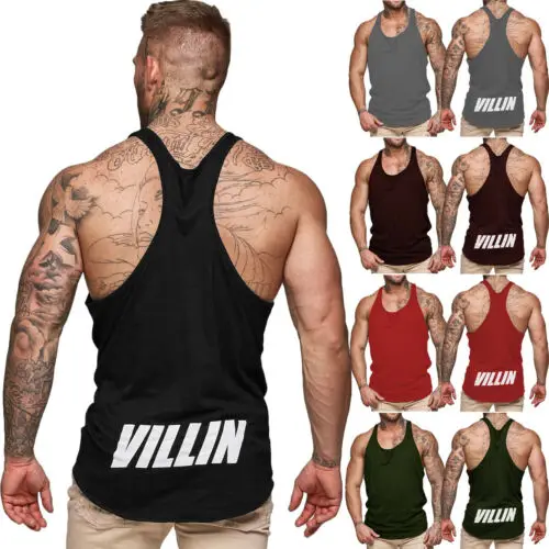 Мужская модель майка для бодибилдинга повседневная спортивная одежда