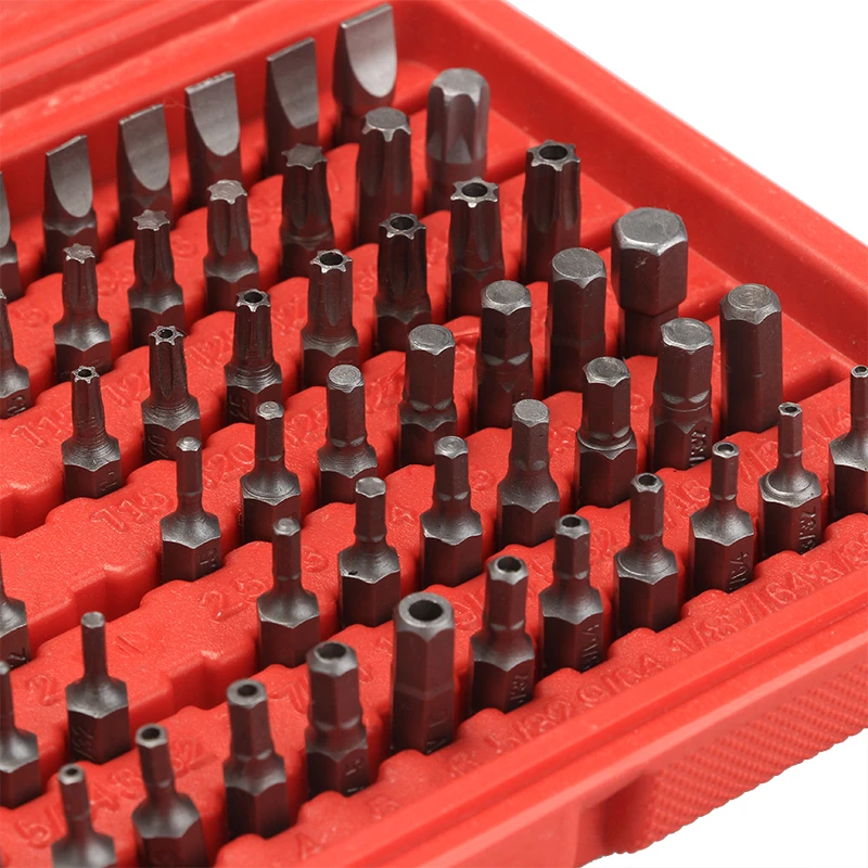 100 хромированные колпачки для безопасности наконечников отвертки Torx