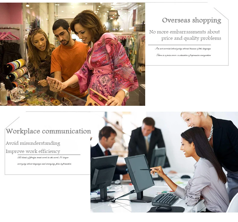 Двусторонний переводчик Многоязычная система офлайн перевод WIFI 43 языковый