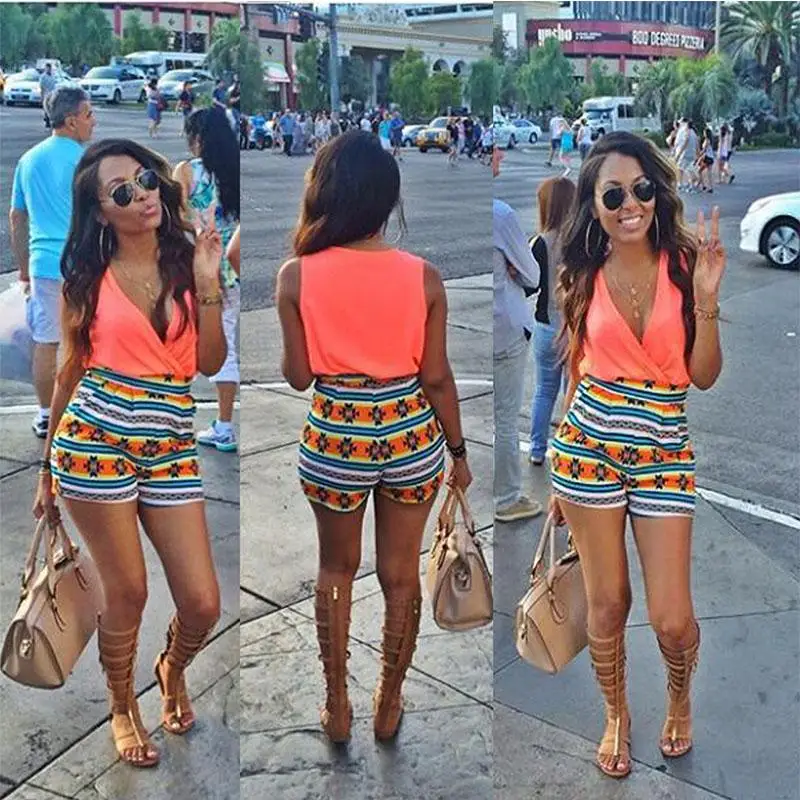 Новинка 2017 года элегантное эротическое боди Для женщин комбинезон цельный Bodycon