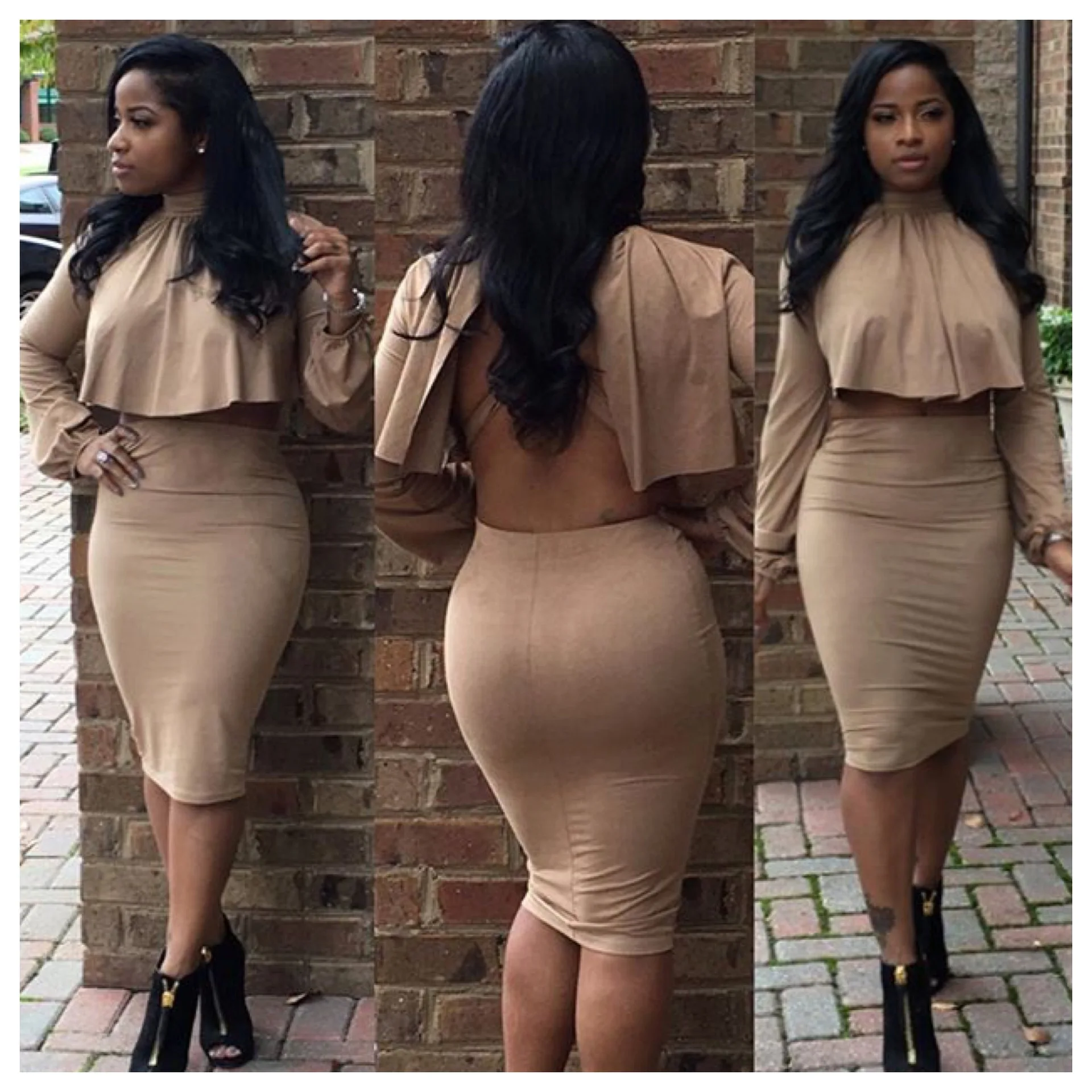 2018 весна взрыв Лидер продаж Новинка пикантные разноцветные с длинными рукавами и