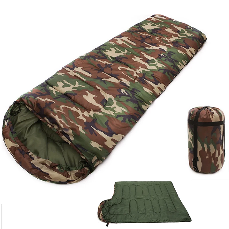

Waterproof Sleeping Bag Lightweight Compression Stuff Sack Military Sleep Bag Sports Sleeping Bags Camping Beach Travel Survival
