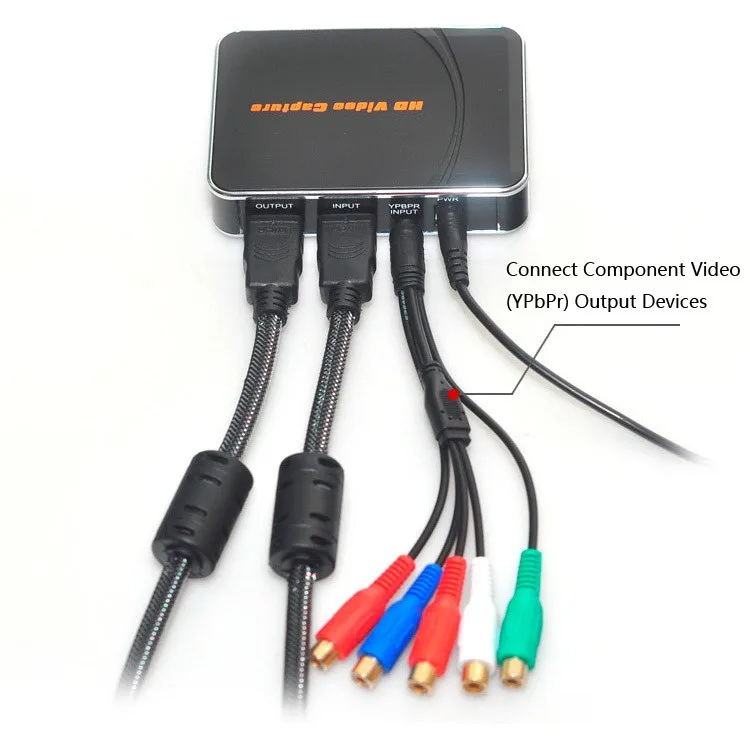 Оригинальная игровая коробка для видеозахвата Ezcap 280 HDMI YPbPr рекордер для Xbox PS3 PS4 ТВ Видео камера медицинские Эндоскопы видеозапись