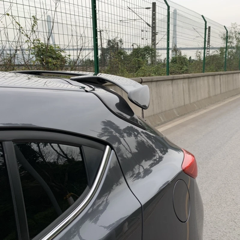 Внешний задний спойлер из углеродного волокна украшение для багажника крыла